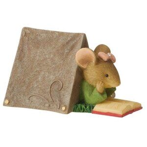 2023 Tails with Heart Ghost Story Camper Mouse Figurine IOB 6013008 Enesco